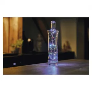 EMOS Lighting LED vianočná nano reťaz, 1,9 m, 2x AA, vnútorná, multicolor, časovač