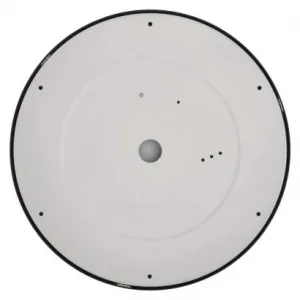 EMOS Lighting LED prisadené svietidlo, kruhové, čierne, 28,5W, CCT