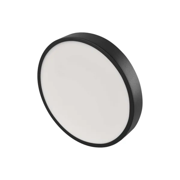 EMOS Lighting LED prisadené svietidlo, kruhové, čierne, 28,5W, CCT