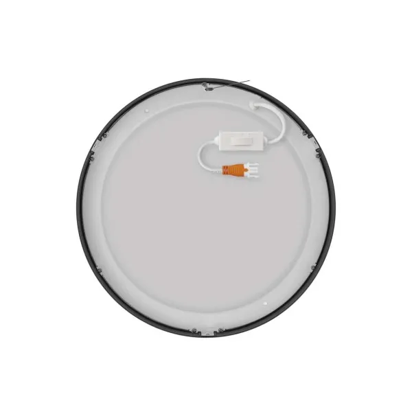 EMOS Lighting LED prisadené svietidlo, kruhové, čierne, 28,5W, CCT