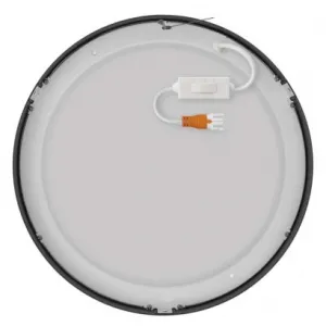 EMOS Lighting LED prisadené svietidlo, kruhové, čierne, 28,5W, CCT