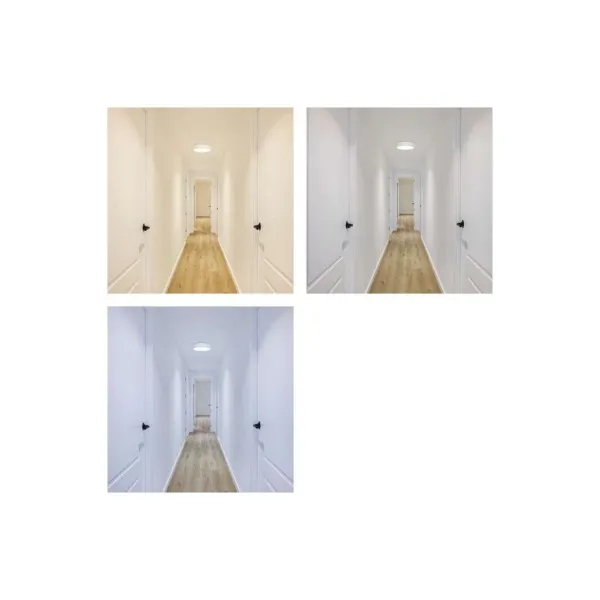 EMOS Lighting LED prisadené svietidlo, kruhové, biele, 21W, CCT