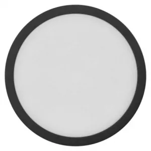 EMOS Lighting LED prisadené svietidlo, kruhové, čierne, 12,5W, CCT