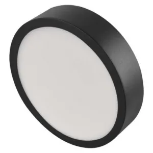 EMOS Lighting LED prisadené svietidlo, kruhové, čierne, 12,5W, CCT