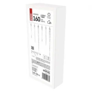 LED Vianočná Girlanda Emos Ices 2 m Studená biela P286957