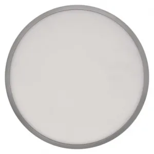 EMOS Lighting LED prisadené svietidlo, kruhové, strieborné, 28,5W, CCT