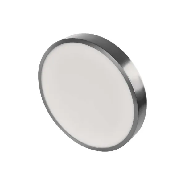 EMOS Lighting LED prisadené svietidlo, kruhové, strieborné, 28,5W, CCT
