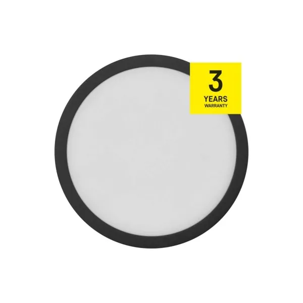 EMOS Lighting LED prisadené svietidlo, kruhové, čierne, 12,5W, CCT