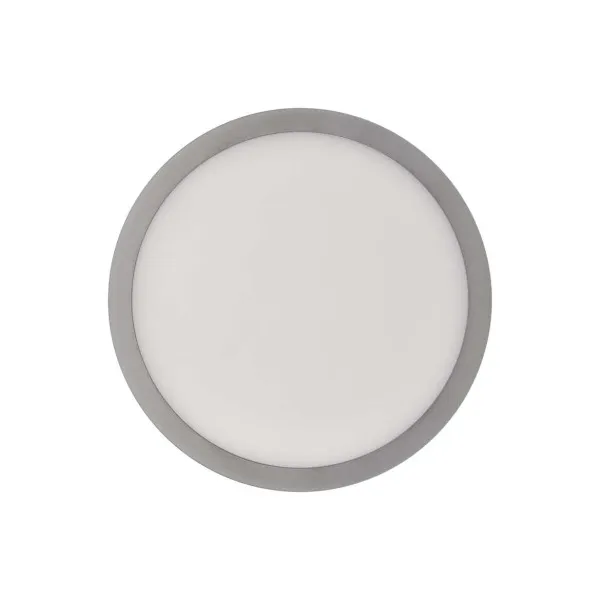 EMOS Lighting LED prisadené svietidlo, kruhové, strieborné, 12,5W, CCT