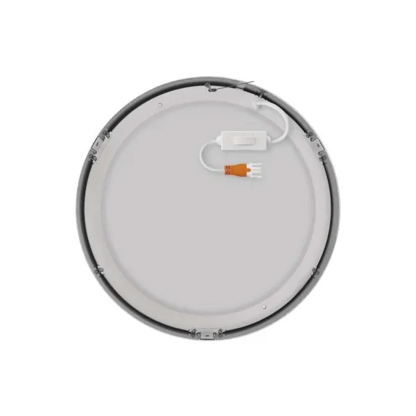 EMOS Lighting LED prisadené svietidlo, kruhové, strieborné, 28,5W, CCT