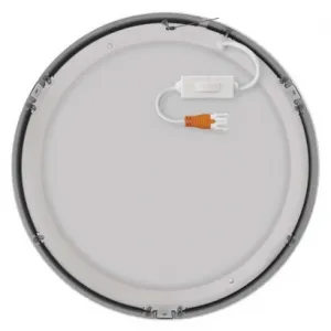 EMOS Lighting LED prisadené svietidlo, kruhové, strieborné, 28,5W, CCT
