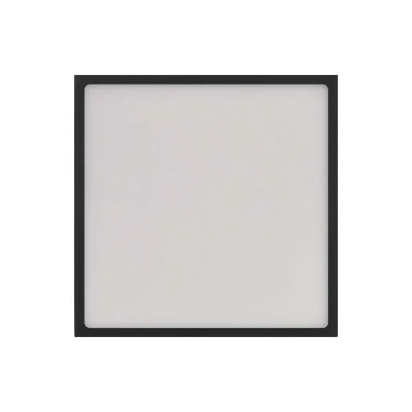 EMOS Lighting LED prisadené svietidlo, štvorec, čierne, 28,5W, CCT