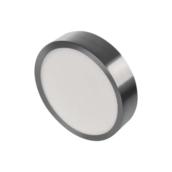 EMOS Lighting LED prisadené svietidlo, kruhové, strieborné, 12,5W, CCT