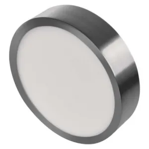 EMOS Lighting LED prisadené svietidlo, kruhové, strieborné, 12,5W, CCT