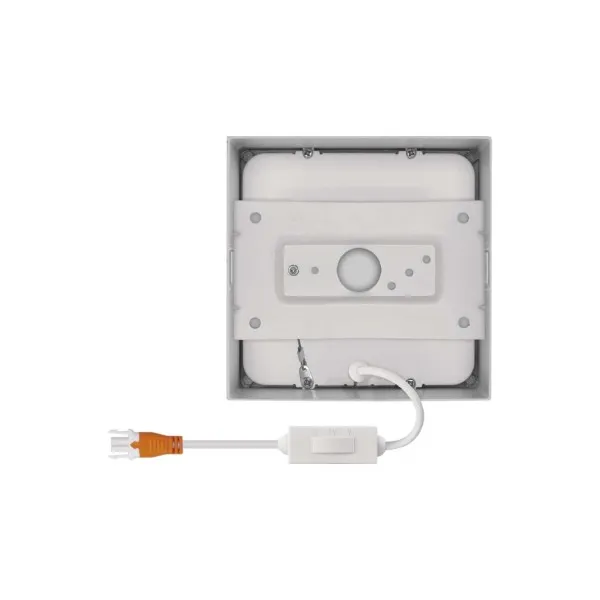 EMOS Lighting LED prisadené svietidlo, štvorec, biele, 7,6W, CCT