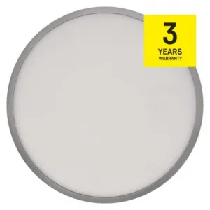 EMOS Lighting LED prisadené svietidlo, kruhové, strieborné, 28,5W, CCT