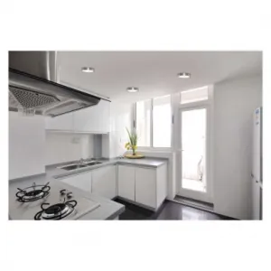 EMOS Lighting LED prisadené svietidlo, kruhové, strieborné, 12,5W, CCT