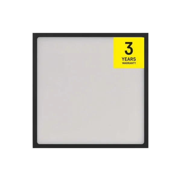 EMOS Lighting LED prisadené svietidlo, štvorec, čierne, 28,5W, CCT
