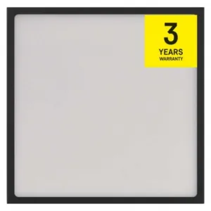 EMOS Lighting LED prisadené svietidlo, štvorec, čierne, 28,5W, CCT