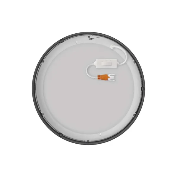 EMOS Lighting LED prisadené svietidlo, kruhové, čierne, 21W, CCT