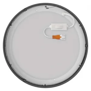 EMOS Lighting LED prisadené svietidlo, kruhové, čierne, 21W, CCT