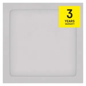 EMOS Lighting LED prisadené svietidlo, štvorec, biele, 7,6W, CCT