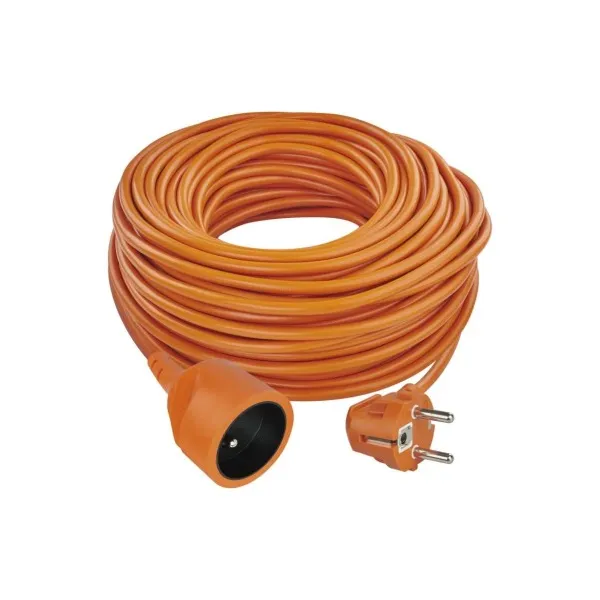 EMOS Predlžovací kábel 40 m / 1 zásuvka / oranžový / PVC / 230 V / 1,5 mm2