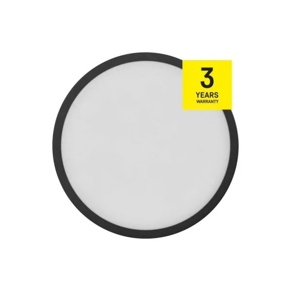 EMOS Lighting LED prisadené svietidlo, kruhové, čierne, 21W, CCT