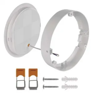 EMOS Lighting LED prisadené svietidlo RUBIC, kruhové, biele, 24W, neutrálna biela