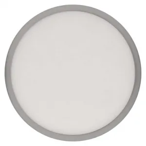 EMOS Lighting LED prisadené svietidlo, kruhové, strieborné, 21W, CCT