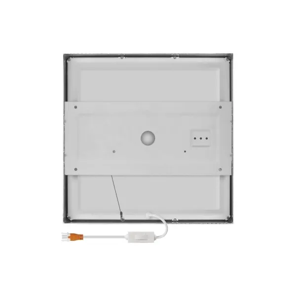 EMOS Lighting LED prisadené svietidlo, štvorec, strieborné, 28,5W, CCT