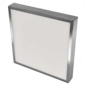 EMOS Lighting LED prisadené svietidlo, štvorec, strieborné, 28,5W, CCT
