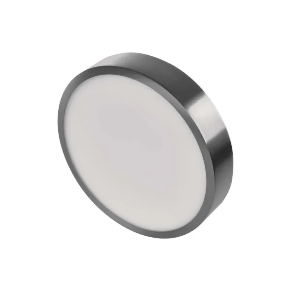 EMOS Lighting LED prisadené svietidlo, kruhové, strieborné, 21W, CCT