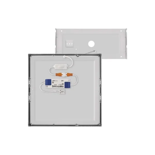 EMOS Lighting LED prisadené svietidlo, štvorec, strieborné, 28,5W, CCT