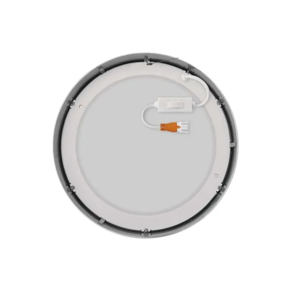EMOS Lighting LED prisadené svietidlo, kruhové, strieborné, 21W, CCT