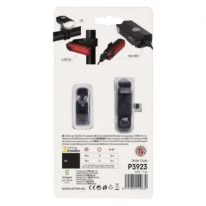 EMOS LED predné + zadné nabíjacie svietidlo na bicykel P3923, 90 lm