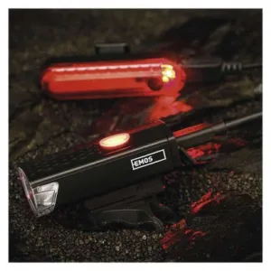 EMOS LED predné + zadné nabíjacie svietidlo na bicykel P3923, 90 lm