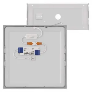EMOS Lighting LED prisadené svietidlo, štvorec, biele, 28,5W, CCT