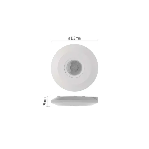 EMOS PIR senzor (pohybové čidlo) IP20 2000W, biely