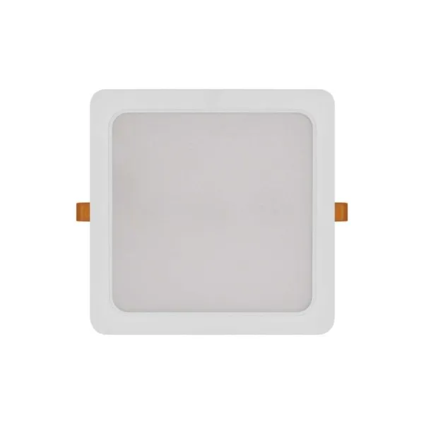 EMOS Lighting LED vstavané svietidlo RUBIC, štvorcové, biely, 24W, neutrálna biela