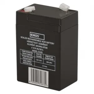 EMOS AKUMULÁTOR SLA 6V /4Ah FA-4,7mm