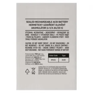 EMOS AKUMULÁTOR SLA 6V /4Ah FA-4,7mm