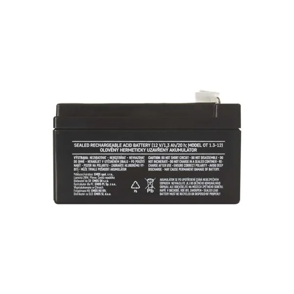 EMOS AKUMULÁTOR SLA 12V/1,3Ah FA-4,7mm