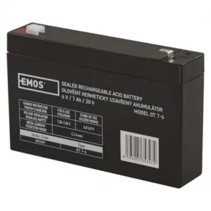 EMOS AKUMULÁTOR SLA 6V/7Ah FA-4,7mm