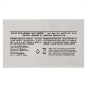 EMOS AKUMULÁTOR SLA 12V/1,3Ah FA-4,7mm