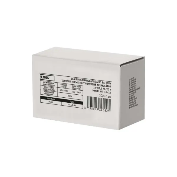 EMOS AKUMULÁTOR SLA 12V/1,3Ah FA-4,7mm