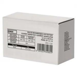 EMOS AKUMULÁTOR SLA 12V/1,3Ah FA-4,7mm