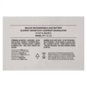 EMOS AKUMULÁTOR SLA 12V 7,2Ah FA4,7