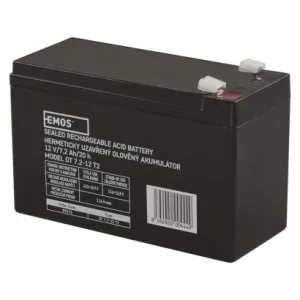 EMOS AKUMULÁTOR SLA 12V 7,2Ah FA6,3