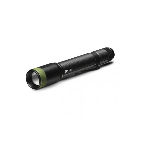 CREE + COB LED ručné svietidlo GP C33, 180 lm, 2× AA, fokus